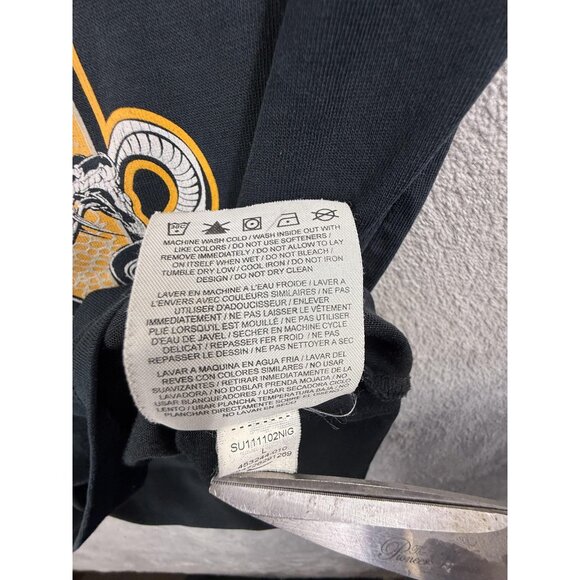 Nike Kobe Bryant Shirt Boys Large Black Dri-Fit Snake Graphic Basketball Mamba - Picture 12 of 15